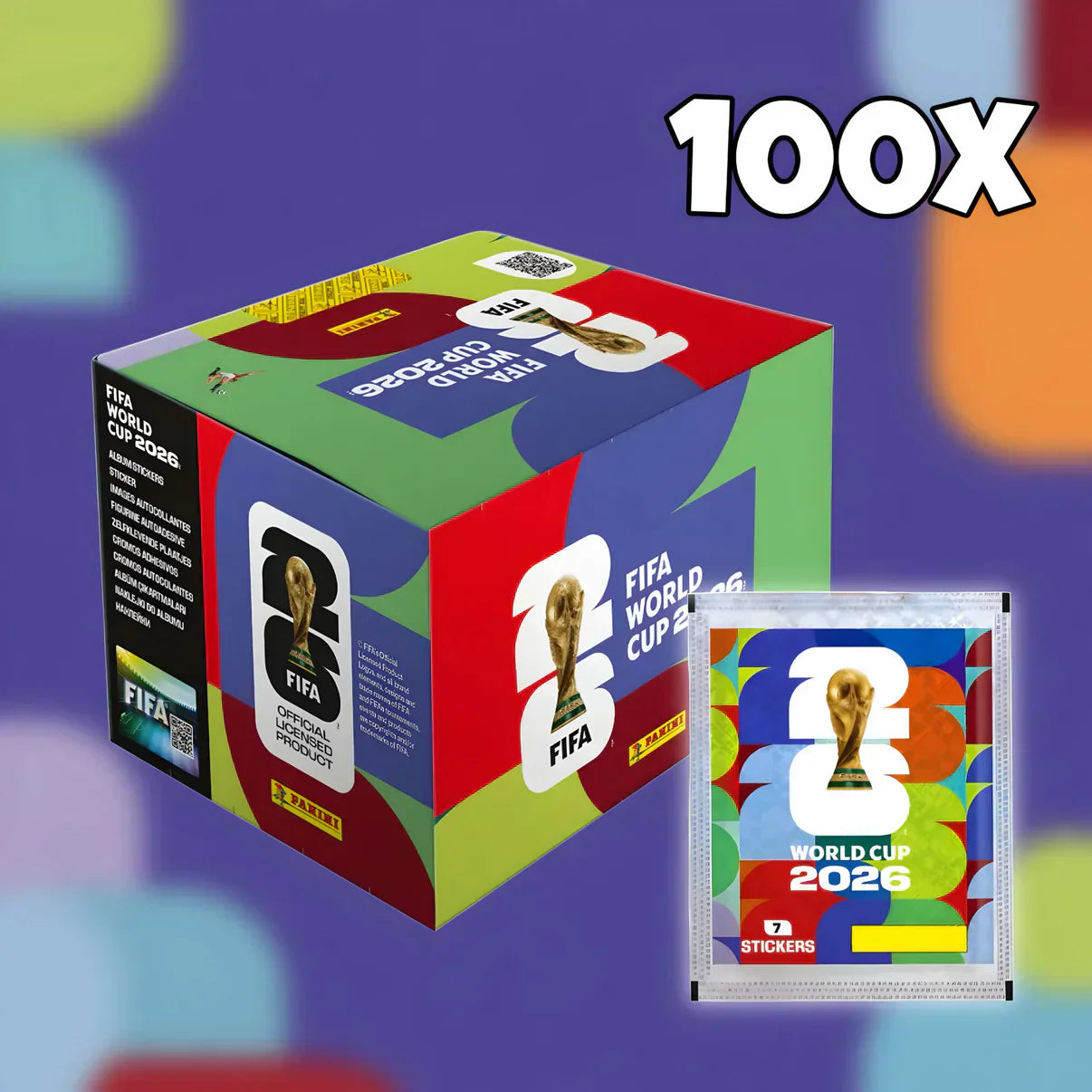 WM 2026 Sammelsticker (7 Sticker je Pack)